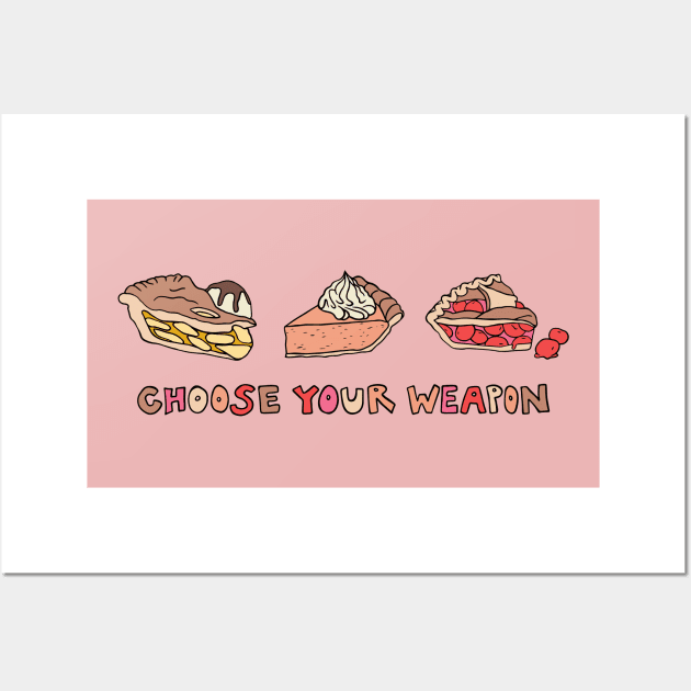 Choose Your Pie Gamer Wall Art by Annelie